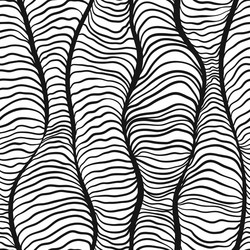 Abstract Line Pattern - Monochrome vector