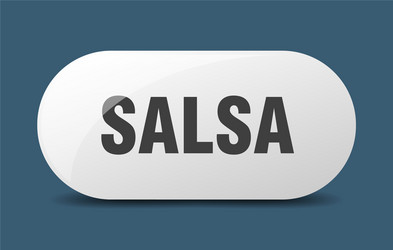 salsa button sign key push vector image