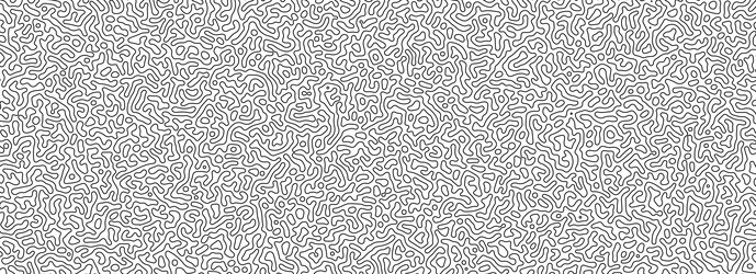 Thin lines texture abstract turing ornament Vector Image