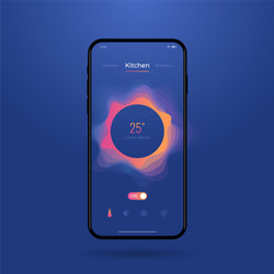 dashboard ui and ux kit control center design vector image