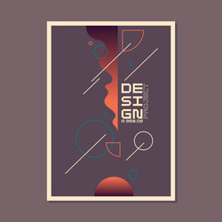 a template to use in your design composition vector image