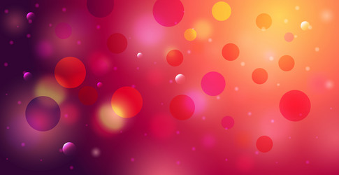 abstract multicolored bokeh background vector image