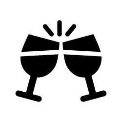 Cheers icon vector