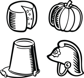 Isolated Round Object vector