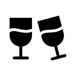 Cheers icon vector