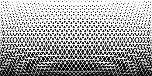 curved triangular pattern with monochrome gradient vector image