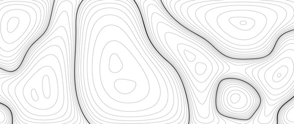 Abstract line background topographic contour map vector