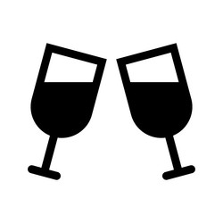 Cheers icon vector