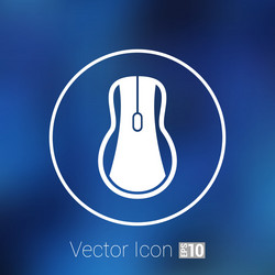 computer mouse icon symbol click vector image