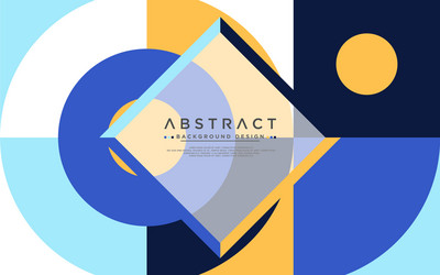 abstract colorful geometric background vector image