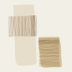 art work with rectangular shapes vector image