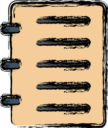 notebook icon image vector image