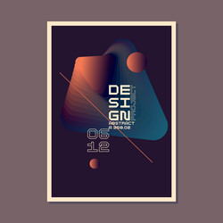 a template to use in your design composition vector image