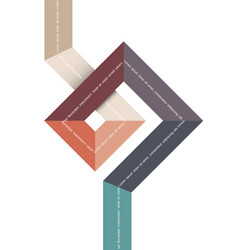 geometric abstract shape for design vector image