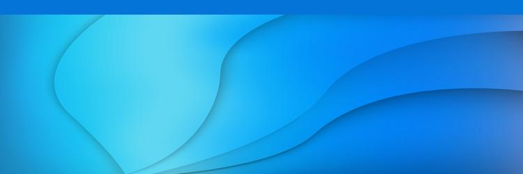 Panoramic abstract web background blue gradient vector