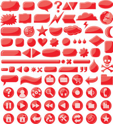 web objects pack vector image