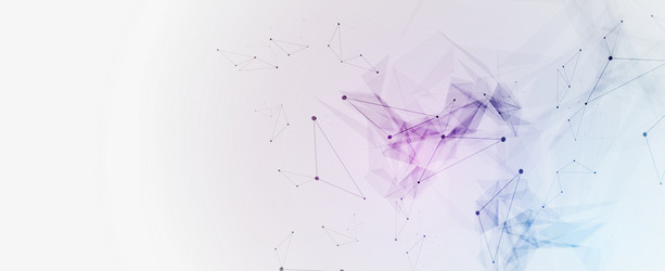 plexus effect on abstract background vector image