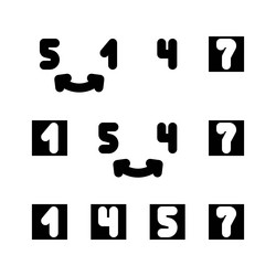 insertion sort algorithm glyph icon vector image