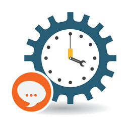 technical service and call center icon design vector image