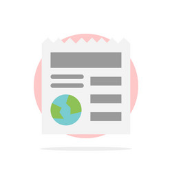 basic document globe ui abstract circle vector image