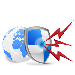 Internet security concept Royalty Free Vector Image
