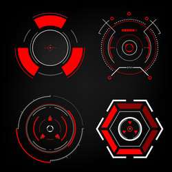 future sight action mode interface ui vector image