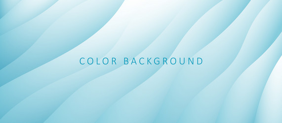 gradient color background with 3d waves design vector image