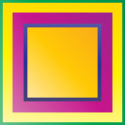 Colorful overlapping squares blocks color vector