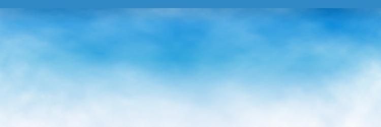 sky background wide realistic white clouds vector image