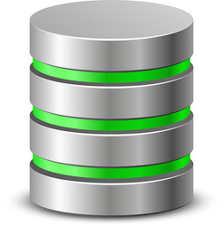 Database Icon - Network Storage vector image