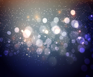 Festive Bokeh Lights Background vector image