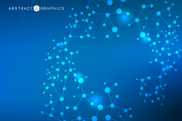 Big data visualization background modern vector