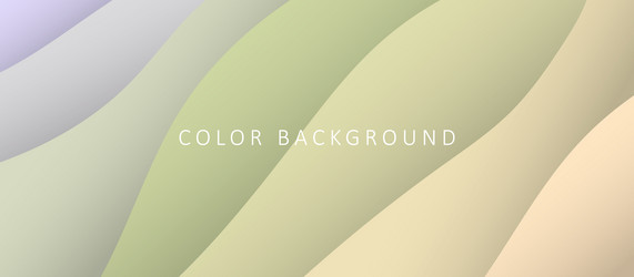 gradient color background with 3d waves design vector image