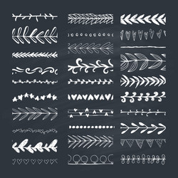 Pattern brushes Royalty Free Vector Image - VectorStock