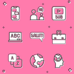 Set new chat messages notification two sitting vector