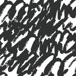 Hand drawn artistic brush strokes seamless vector