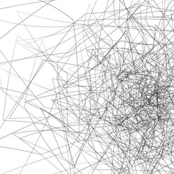 random chaotic lines intersecting edgy angular vector image