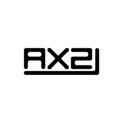 Axz letter logo creative design with graphic vector