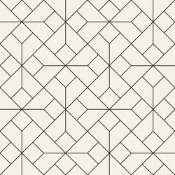 Seamless pattern repeating geometric elements vector