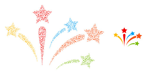Fireworks recursive mosaic self items vector