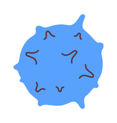 White blood cell Royalty Free Vector Image - VectorStock