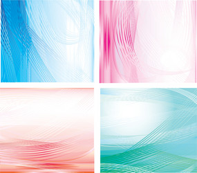 Abstract Wave Patterns vector image