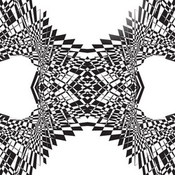 Abstract symmetric geometric pattern can vector