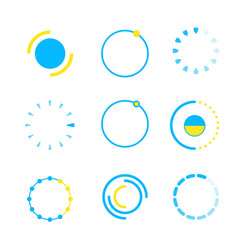 web progress loader interface icon bar load sign vector image