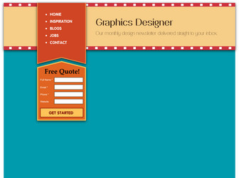 header website vector image