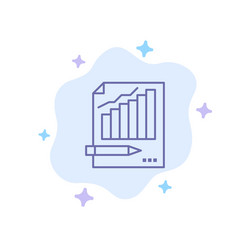 statistics analysis analytics business chart vector image