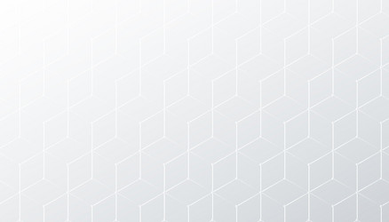 Subtle hexagonal white and gray pattern background vector