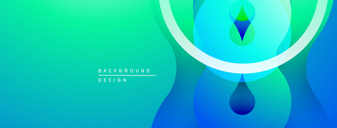 abstract gradient background circular shapes vector image