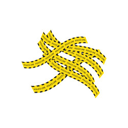 Police line logo Royalty Free Vector Image - VectorStock