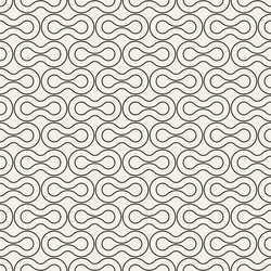 seamless pattern repeating geometric elements vector image